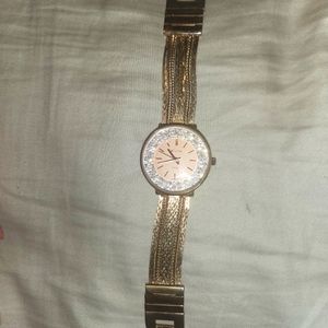 Geneva Rose Gold w diamonds